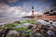 Farol de Itapuã lighthouse during morning