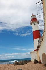 Farol de Itapuã lighthouse during sunset