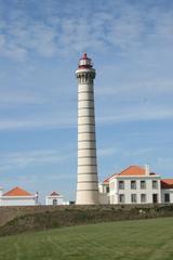 Leça Lighthouse in Leça da Palmeira, Porto, Portugal