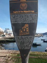 info sign at Farol de São Miguel-o-Anjo