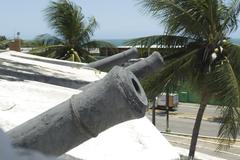 Cannons 4, 5, and 6 at the Old Barracks of the Ceará Garrison