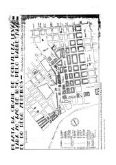 Historical map of Fortaleza from 1856