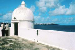 Bartizan of Our Lady of Monte Serrat Fort in Salvador, Bahia, Brazil