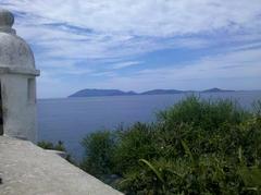 view of the sea from Forte de São Mateus