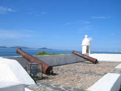 cannons of Sao Mateus Fort in Cabo Frio, Brazil