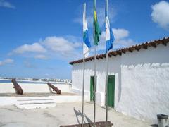 Courtyard of Sao Mateus Fort in Cabo Frio, Brazil