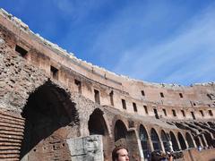 View of Rome with historical buildings