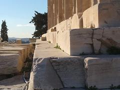 East steps of the Parthenon