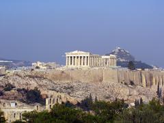 wide view of the Acropolis in Athens