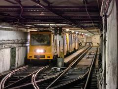 Vörösmarty tér metro station in Budapest