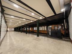 Budapest M1 metro at Vörösmarty tér station