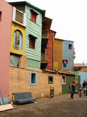 Colorful buildings in La Boca, Buenos Aires