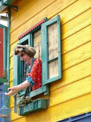 Colorful buildings in La Boca neighborhood, Buenos Aires