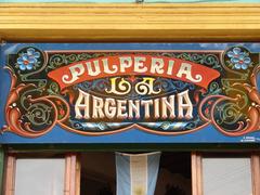 Colorful houses in La Boca, Buenos Aires