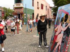 Colorful buildings in La Boca, Buenos Aires