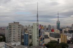 aerial view of São Paulo cityscape