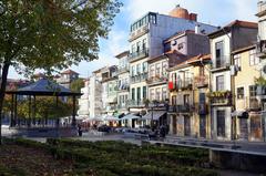 Jardim da Cordoaria and buildings in Porto