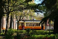 historic tram in Porto