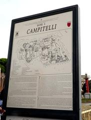 Campitelli history sign in Rome