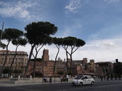 Rione X Campitelli street view in Rome, Italy