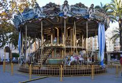 carousel at the Town Hall Square in Valencia