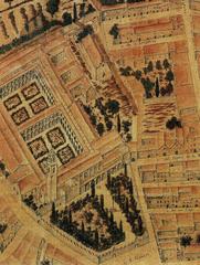 Convent of Sant Francesc in Valencia in 1704 by Tosca