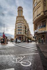 corner between Carrer de Sant Vicent Mártir and Plaça de l’Ajuntament in Ciutat Vella, Valencia