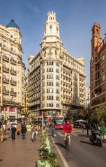 Edificio Los Sótanos at Plaça de l'Ajuntament in Valencia, Spain