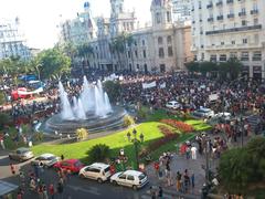 15-M movement demonstration in Valencia, 19 June 2011