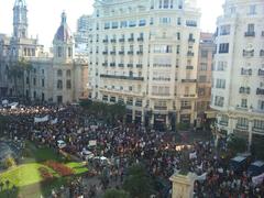 15-M movement demonstration in Valencia