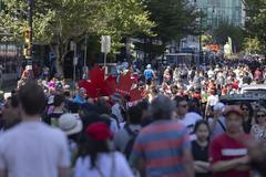 Canada Day 2024 celebration at Canada Place