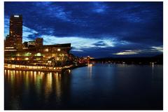 Night view of Canada Place, Vancouver