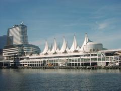 View of Canada Place from the water