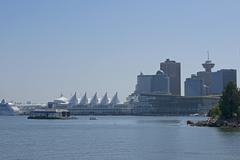 View of Canada Place from Stanley Park