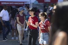 Canada Day 2023 celebration at Canada Place in Vancouver