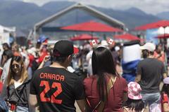 Canada Day 2024 celebration at Canada Place