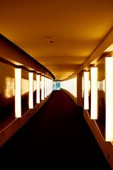 Reflections in time corridor at the Canadian Museum of History