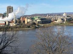 View from Parliament Hill across to Gatineau