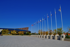 Plaza at the Canadian War Museum in Ottawa