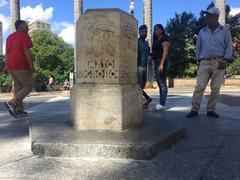 Social interaction with the Marco Zero monument in São Paulo