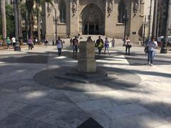 Monumento Marco Zero de São Paulo na Praça da Sé