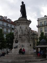 Panoramic view of Alfama district in Lisbon with São Jorge Castle in the background