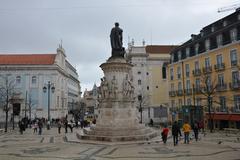 Lago de Camoes square in Lisbon