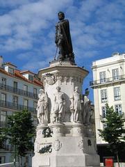 Statue of Luís de Camões in Lisbon, Portugal