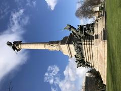 Monument at Boavista Roundabout in Porto