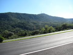 Morro da Borússia seen from BR-116 road