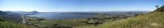 Panorâmica da rampa de vôo livre nordeste no Morro da Borússia