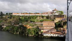 Monastery of Serra do Pilar with wine warehouses below