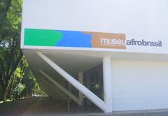 Facade of Museu Afro-Brasil at Parque do Ibirapuera in São Paulo