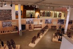 Interior view of Museu Afro Brasil in São Paulo